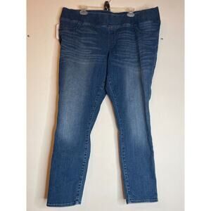Isabel Maternity By Ingrid & Isabel Womens Jeggings Jeans Blue 18 Denim Pull On